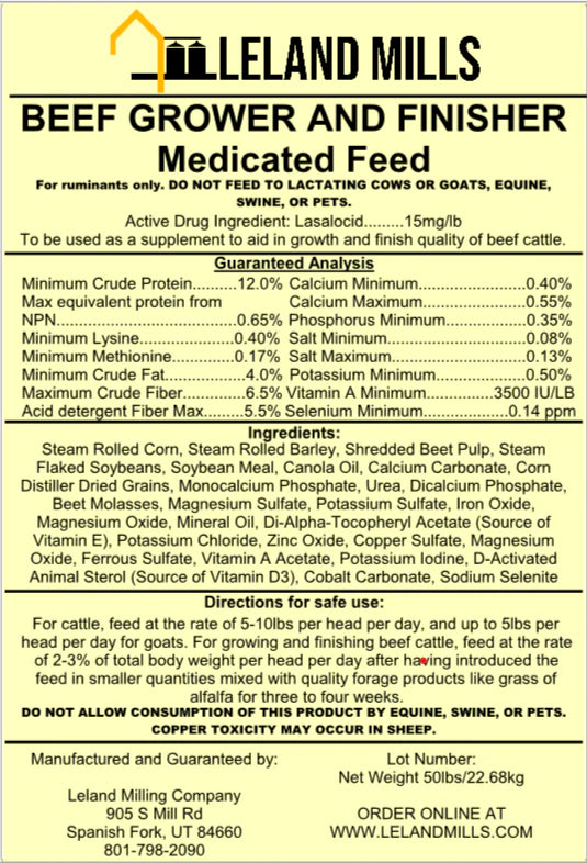 Beef Grower & Finisher