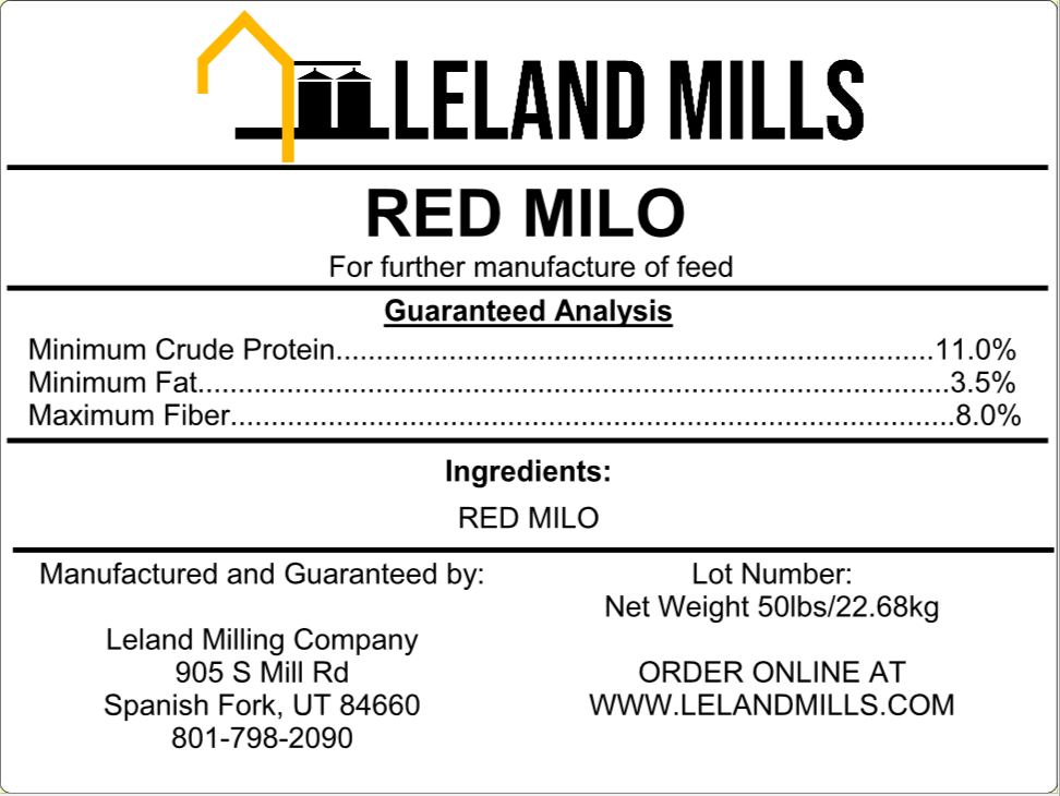 Red Milo 50 LB